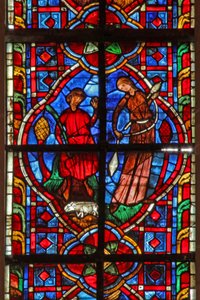 Window depicting the Childhood of Abel?