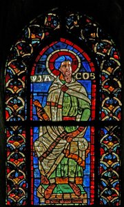 Window w210 depicting Jacob by French School