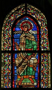 Window w210 depicting Noah by French School