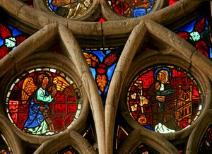 Window 211 depicting the Annunciation