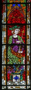 Window w212 depicting Solomon