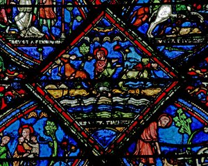Life of St Eustache: His Children are Carried Off by Wild Animals by French School
