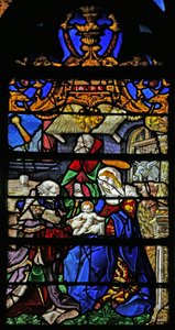 Window depicting the Adoration of the Magi