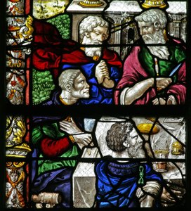 Window depicting the Last Supper