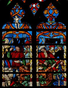 Joseph is lowered into the pit by French School