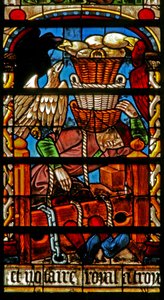 Scene from the story of Joseph: the dream of the baker