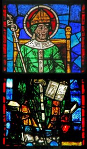 Window w235 depicting a prophet