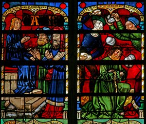 Daniel confounds the elders - who are then stoned