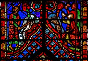 Moses Hits the Rock of Horeb by French School