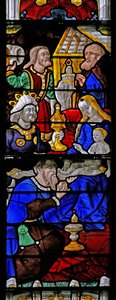 Window depicting the Adoration of the Magi