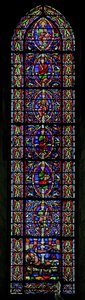 Window depicting the Tree of Jesse by French School