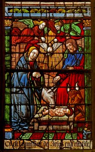 Window 38 depicting the Nativity