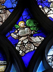 Angel Musician by French School