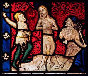 Window w6 Depicting the Flagellation