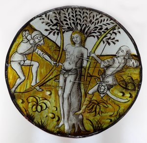 Window w75 Depicting St Sebastian by French School