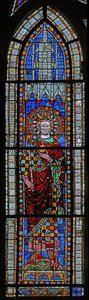 Window depicting Emperor Lotharius