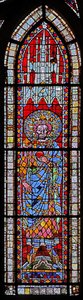 Window depicting Louis, son of Lotharius II