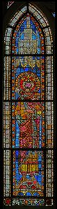 Window depicting Louis, son of Lotharius VI?