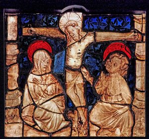 Window w7 Depicting the Crucifixion by French School