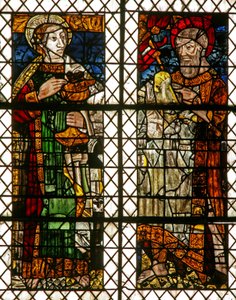 Window depicting St John and St John the Baptist