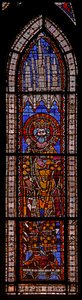 Window depicting Charlemagne
