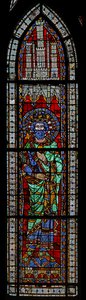 Window depicting Charles Martel