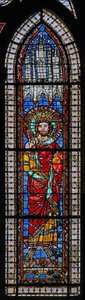 Window depicting Louis the Fair