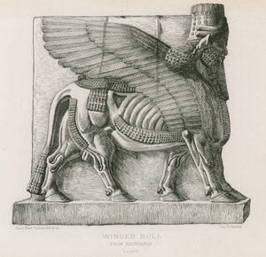 Winged bull, from Khorsabad, Louvre
