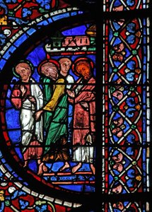 Witnesses at the Funeral of the Virgin by French School