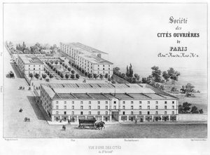 Workers Housing Estate, 58 Rue Rochechouart, Paris, c.1870