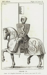 13th Century, Reign of Louis IX, Amaury VI, Count of Montfort, Constable of France under Louis IX by French School