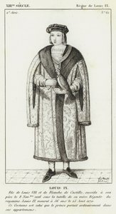 13th Century, Reign of Louis IX, Louis IX by French School