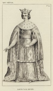 14th Century, Louis X the Quarrelsome by French School