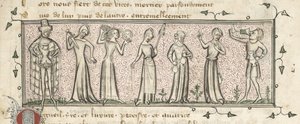 Seven Deadly Sins, c.1380 by French School