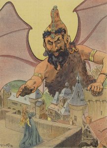 "You will follow me", said the giant