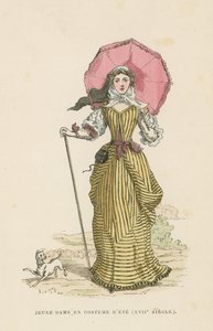 Young woman in summer dress, 17th Century