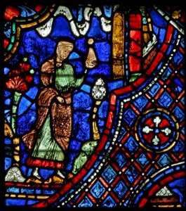 Female Magician with a Flask - In the Country