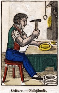 Gold; Series on trades by French School