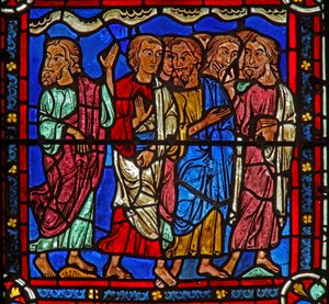 Group of people by French School