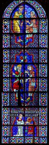 Pilgrims and the Donor - Robert de Bérou by French School