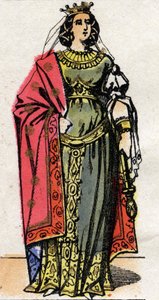 Portrait of Brunehaut by French School