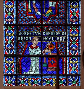 The Donor - Robert de Bérou by French School