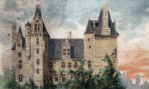View of the Castle of Montigny-le-Ganelon by French School