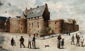 View of the Castle of Nantes (Lower Loire) by French School