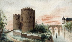 View of the Chateau of Cinq Mars (Indre et Loire)