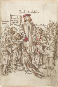 Do Not Walk outside the Public Highway by French early 16th Century