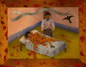 A Few Small Nips by Frida Kahlo