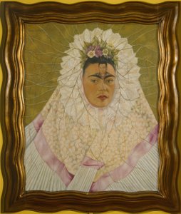 Self-Portrait as Tehuana or Diego in My Thoughts by Frida Kahlo