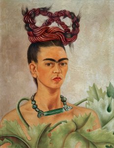 Self-Portrait with Plate by Frida Kahlo