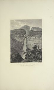 Falls of the Rio de Vinagre, Near the Volcano of Purace, Illustration from 